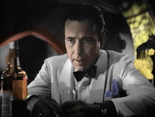 Actor Humphrey Bogart Casablanca Celebrity Color Print 8 x 10 Reprint
