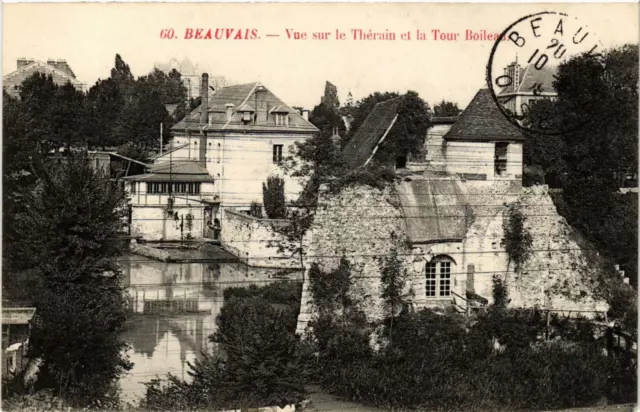 CPA Beauvais- Vue sur le Therain et la Tour Boileau FRANCE (1008456)