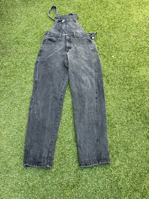Tute Guess Made In Usa Denim Nero Bavaglino Usate 30X32 Uomo Donna