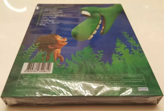 *TEAR* The Good Dinosaur 3D Embossed STEELBOOK (Blu-ray, Korea) 3