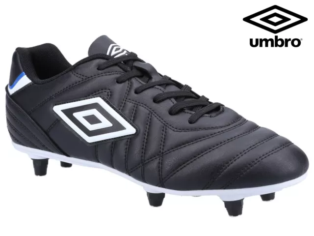 Mens Umbro Football Boots Speciali Liga Junior Soft Ground SG Metal Studded