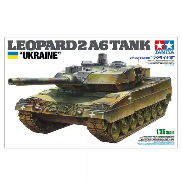 Maquette Char Leopard 2 A6 Tank Ukraine Tamiya 25207 1/35ème Maquette Char Promo