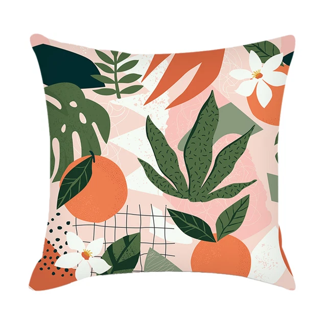 Cushion Cover Eco-friendly Removable Fade Resistant Cushion Case Compact