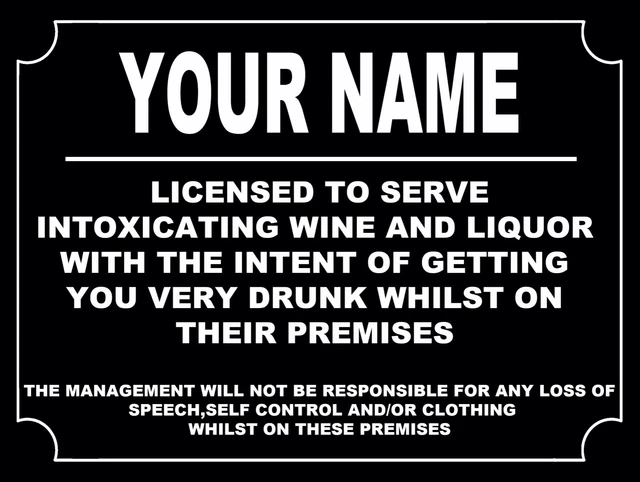 "No Wankers" Funny Rude Metal Tin Sign – For Mancave, Pub, Shed, Or Garage