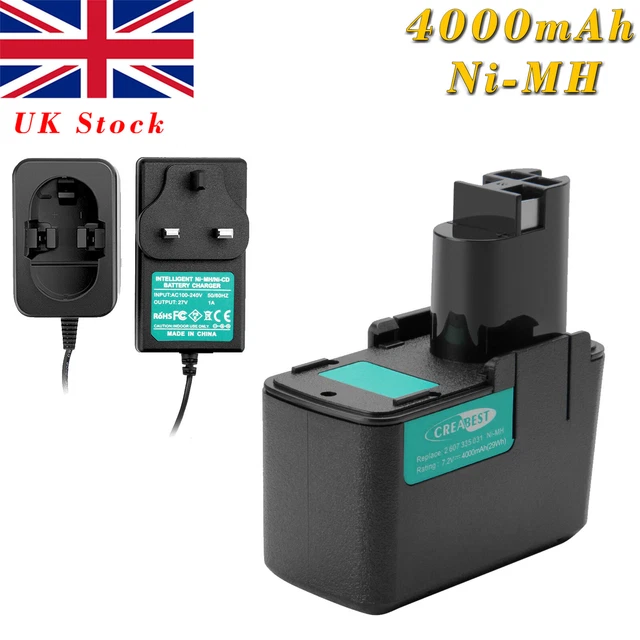 FOR BOSCH GBM7.2 PBM7.2 PSR7.2VES 2 GDR50 2607335032 7.2V Ni MH Battery Charger 22.89 PicClick UK