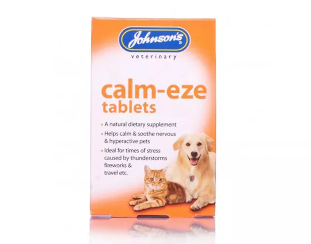 Johnsons Calm-Eze Tablets   For Cats And Dogs