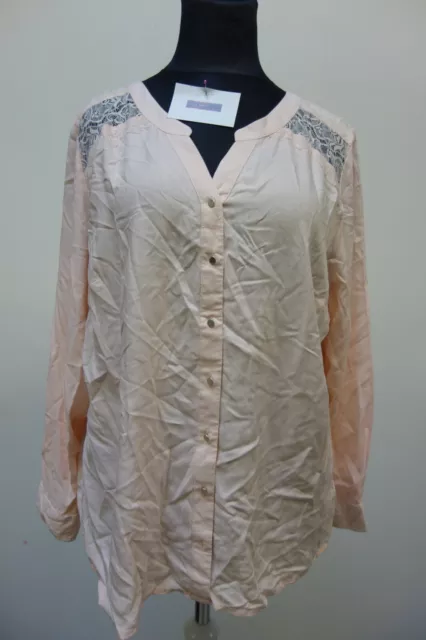 EK3296 Damen Bluse von Fair Lady, rosa, Gr. 48