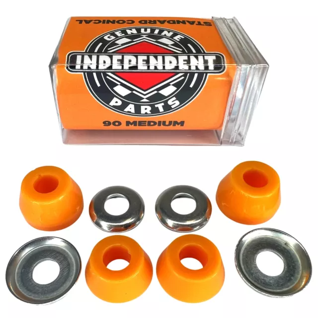 Independent Skateboard Lenkgummis Achsen conical Cushings 90a medium / orange