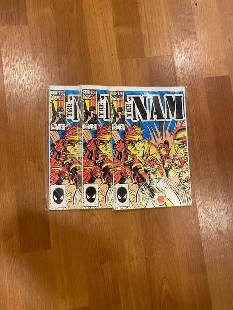 Lot of 3! Marvel Comic Book The ‘Nam #2 