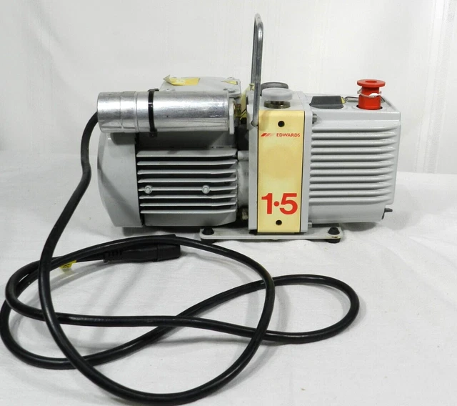 Edwards E2M 1.5 Oil Sealed Rotary Vane Vacuum Pump LS63P Laboratory