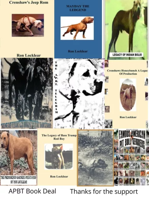 Wow!!! Lot 1🔥 2  Random American Pit Bull Terrier Book Deal 🔥