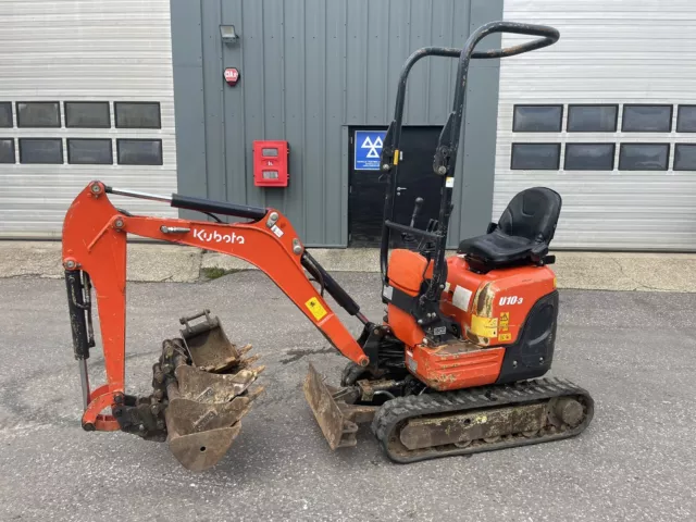 Kubota U10-3. 1 Ton Micro Mini Digger Expanding tracks