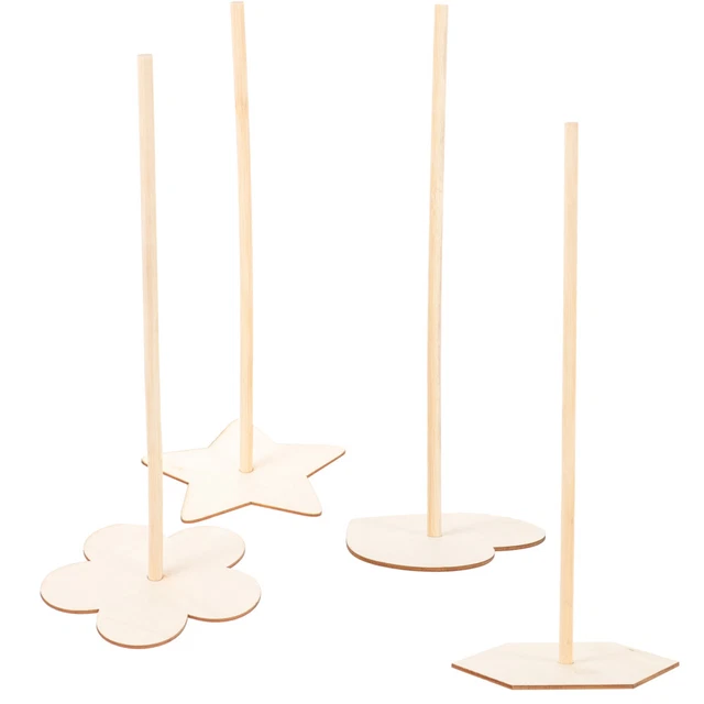 4 pz supporto ciambella per bar supporto ciambella in legno carrello elevatore artigianale in legno