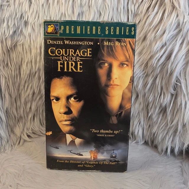 Army Fire COURAGE UNDER FIRE VHS 1996 Military Drama Denzel Washington Fox Video ...