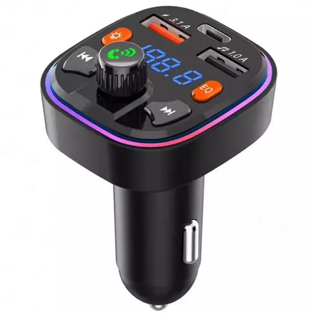 Bluetooth Wireless Car FM Transmitter MP3 Player Radio Charger USB Handsfree Car
