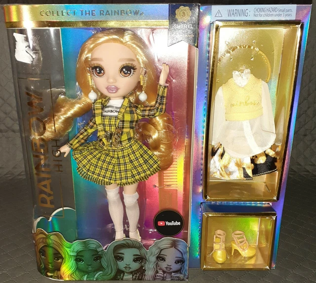 RAINBOW HIGH DOLL " SHERYL MEYER" Series 3 Fashion Play Toy Doll 40.00
