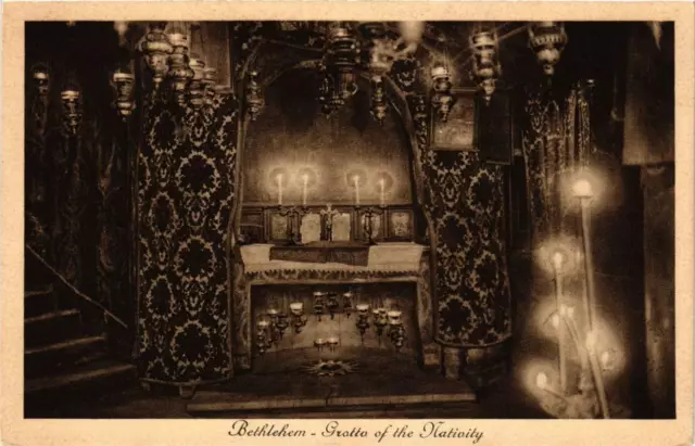 CPA AK BETHLEHEM Grotto of the Nativity ISRAEL JERUSALEM (751789)