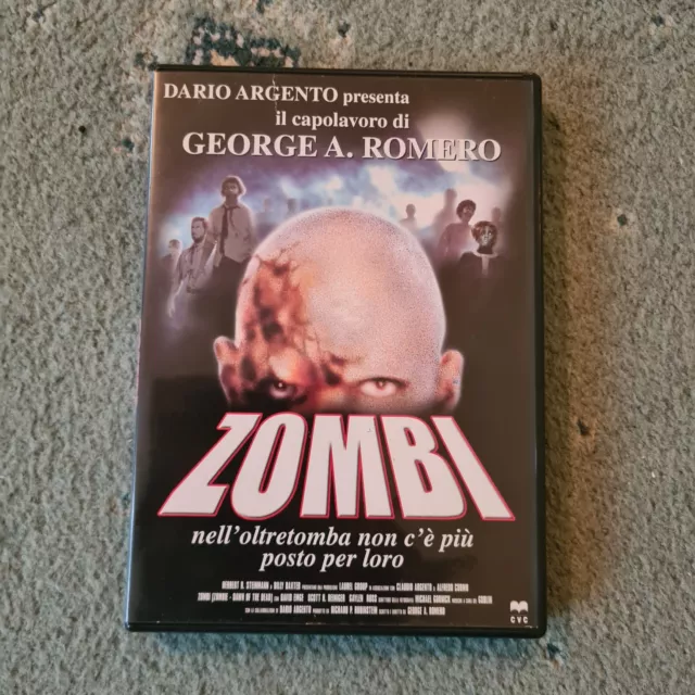 RARE Italian Import ZOMBI - DAWN OF THE DEAD - DVD REGION 2 PLAYS ENGLISH 1992