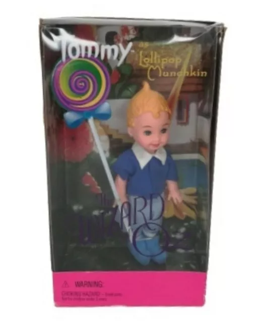 1999 Mattel Barbie The Wizard Of Oz Tommy Doll As Lollipop Munchkin New In Box!