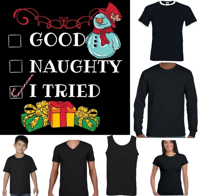 Natale T-Shirt Uomo I Provato Divertente Secret Babbo Accessori Regalo Top