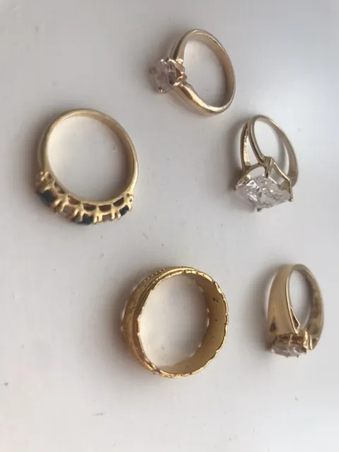 House Clearance Plated Ring Job Lot