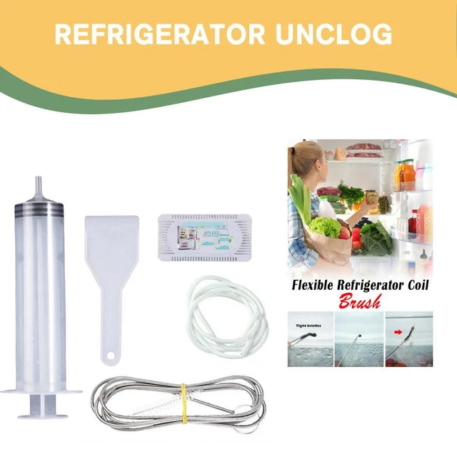 FRIDGE DRAIN HOLE Cleaning Kit Unblock and Remove Clogs Easily ёй βт э