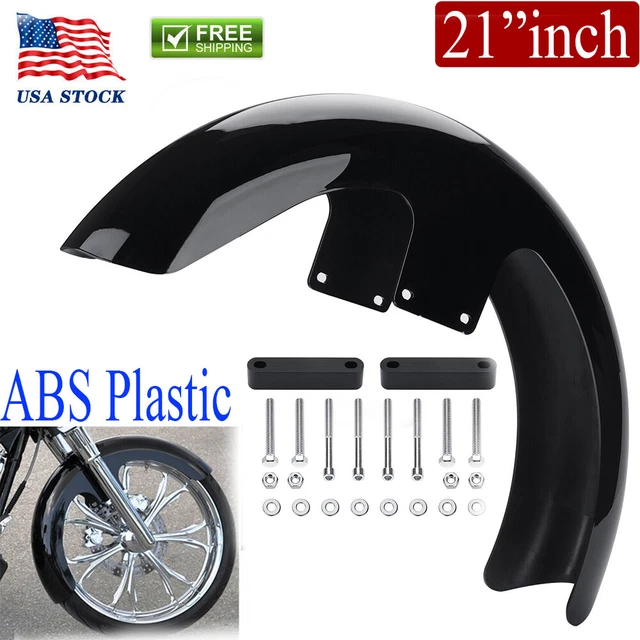 21" Wheel Wrap Front Fender Steel For Harley Touring Street Glide Custom Baggers