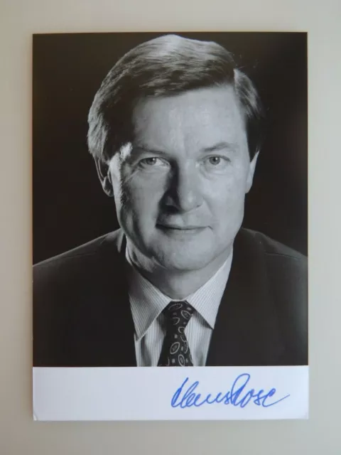 Autogramm Klaus Rose CSU Politiker MdB (79671)