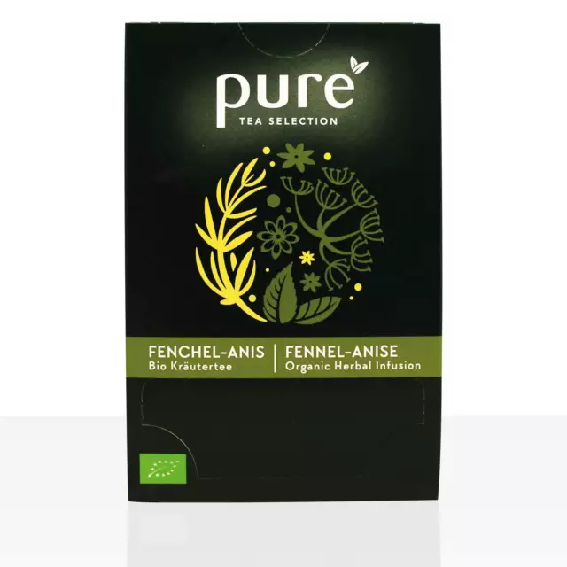 PURE Tea Selection Kräutertee mit Fenchel-Anis 25 x 2,5g Tee Beutel