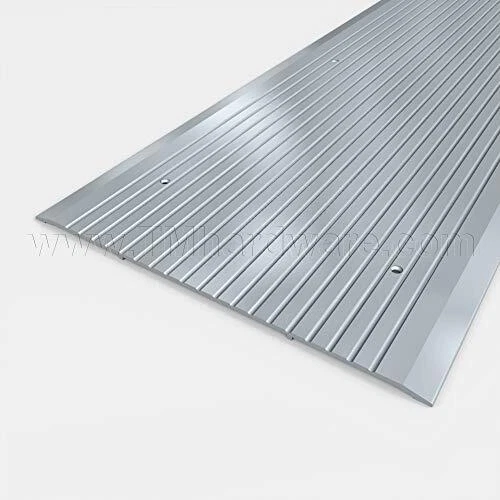 Umbral de aluminio de 12"" de ancho de alta calidad 36"" plata