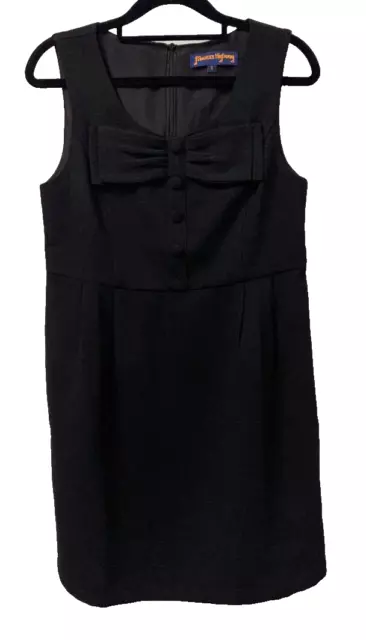 PRINCESS HIGHWAY Womens Black Bow Button Detail Dress Size 8