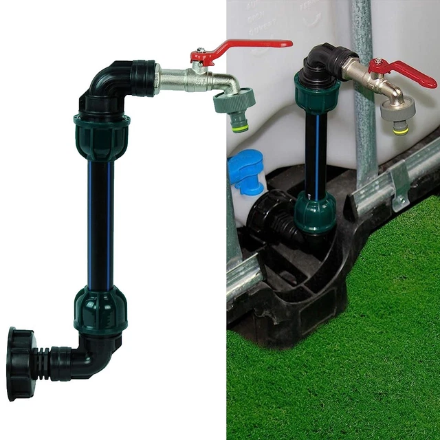 Adattatore IBC Universale 3/4” Con Connettore In Ottone – Perfetto Per Serbatoi D’acqua Da 1000L E Barili Industriali - 5