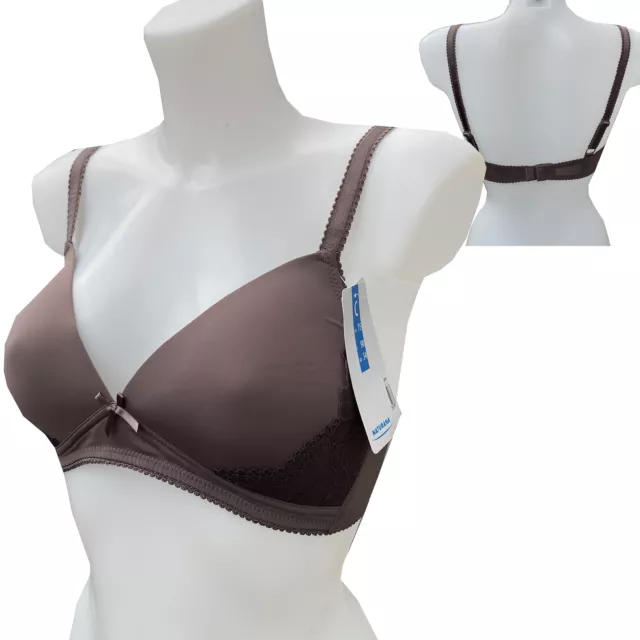 Naturana Damen BH Soft-Schalen-BH Bügellos 5265 Größe wählbar Taupe NEU