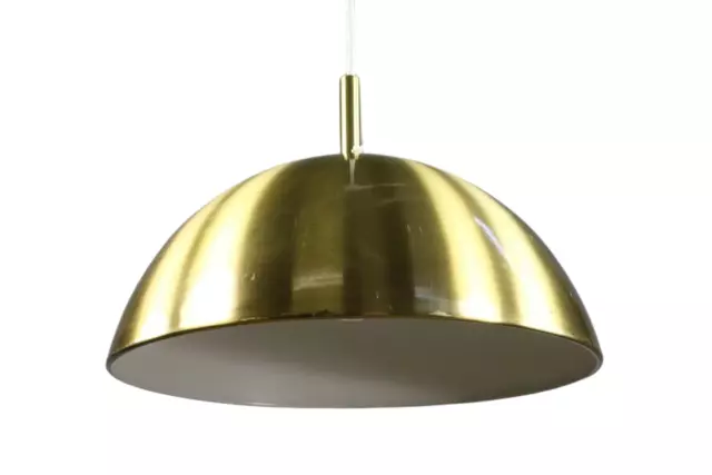 Alte Doria Lampe Pendel Leuchte Messing Schirm ∅38 cm Top  OVP 60er 70er Jahre
