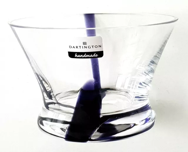 Dartington Crystal Glass Bowl Dish Handmade Clear Small - NEW OTHER - FREE POST 3