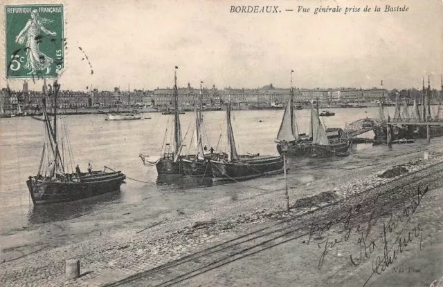 CPA BORDEAUX - vue générale prise de la bastide (141920)