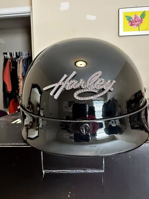 Ladies Harley Davidson Motorcycle I/2 Helmet Size Xxs Pink Collection 