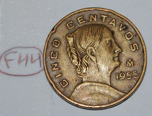 1955 MEXICO 5 Centavos Cinco Centavos KM#426 Lot# F44 $1.95 - PicClick CA