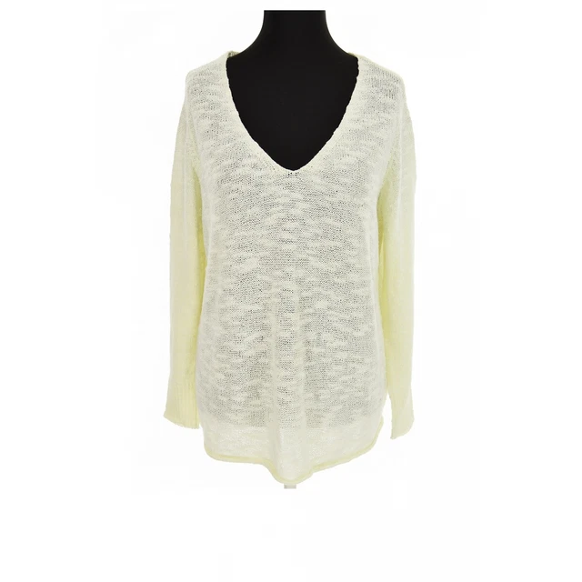 VILA M Bianco Acrilico, Cotone, Poliestere Donna Maglione Eu 40, UK 12, US 8, It