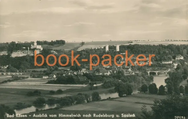 Alte AK/Vintage postcard: BAD KÖSEN | Ausblick vom Himmelreich (1957)