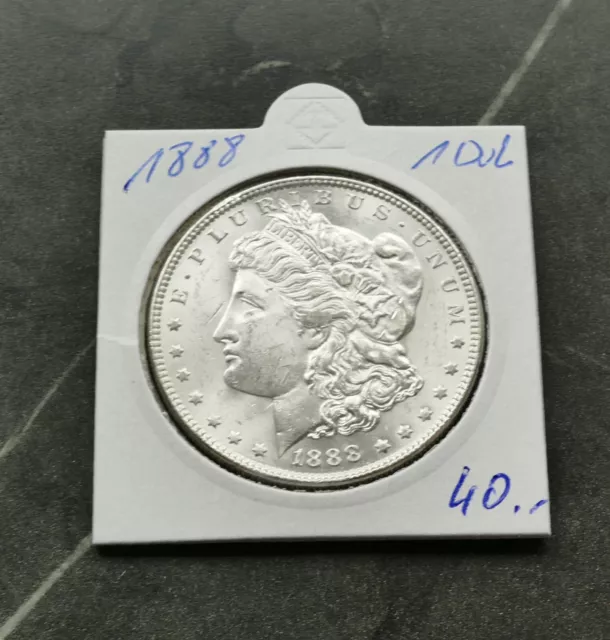 USA 1 Dollar 1888 , Silber