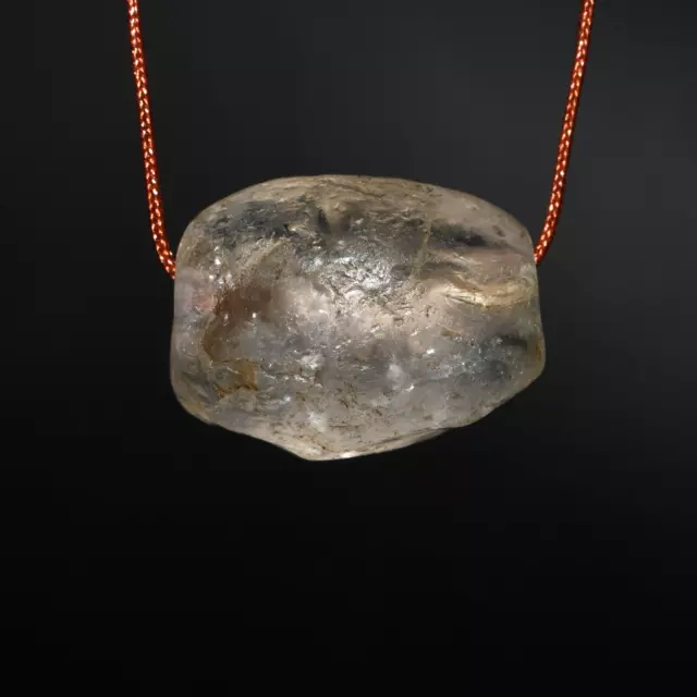 Authentic Ancient Roman Crystal Stone Bead in good Condition 1st Century AD
