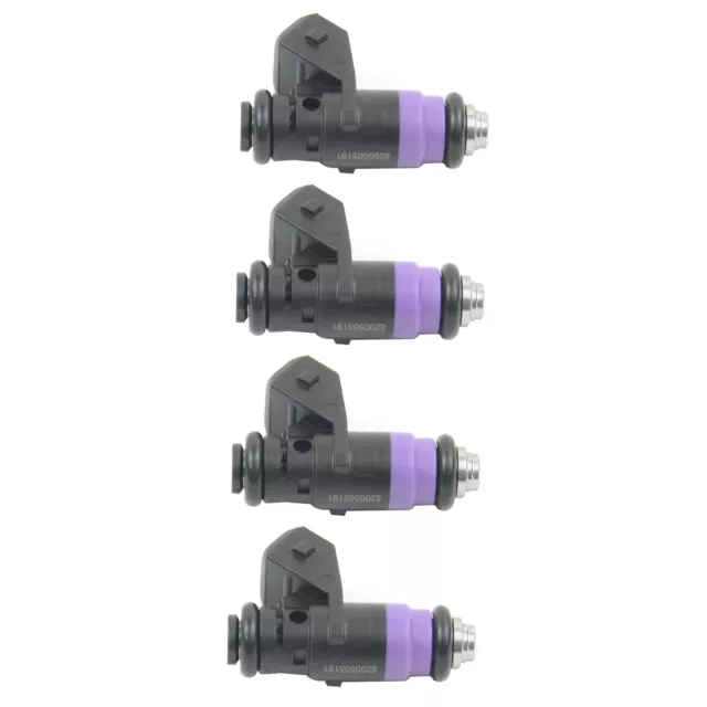 Set of 4 Petrol Fuel Injectors Fit Renault Clio 3 Laguna Megane Scénic 2 3 1.6