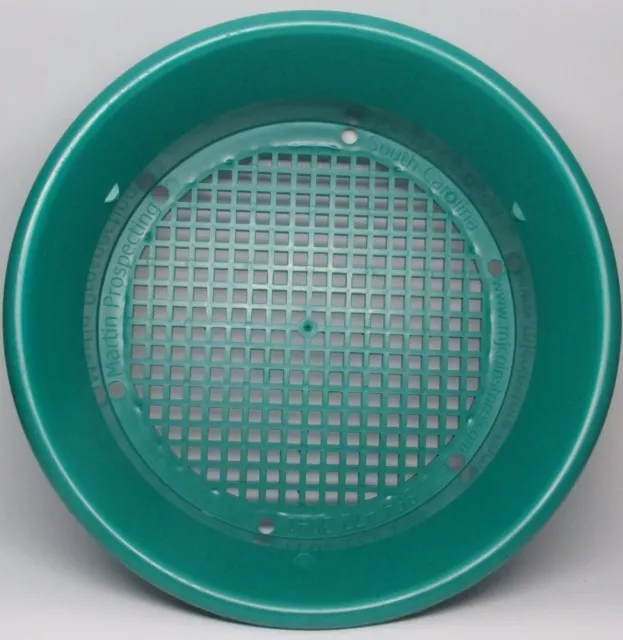 MARTIN Prospecting 14" Sifting Gold Pan Classifier 3/8 Holes  3 Mesh