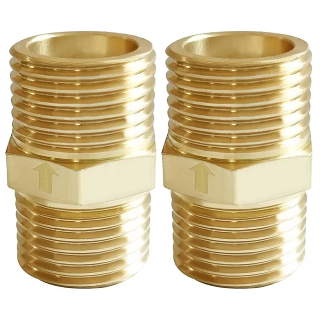 Gold Check Valve Brass Backflow Valve Non Return One-way Valve  Oil Water Gas