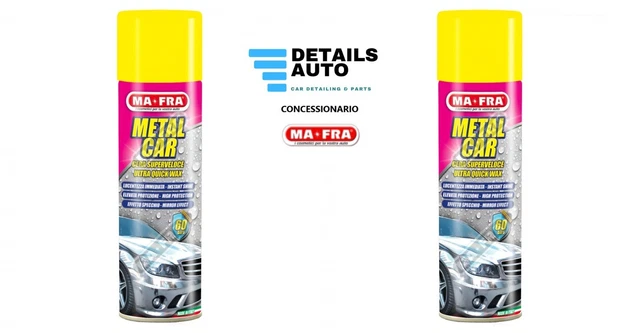 x2 Metal Car 500ml Mafra Supercera Protettiva Auto Metalizzate
