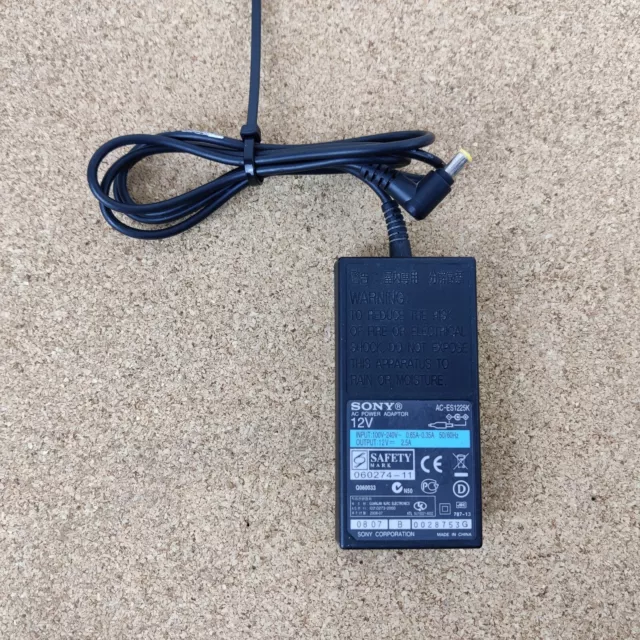 Genuine SONY AC-ES1225K AC Adapter / Adaptor  Power Supply 12V 2.5A