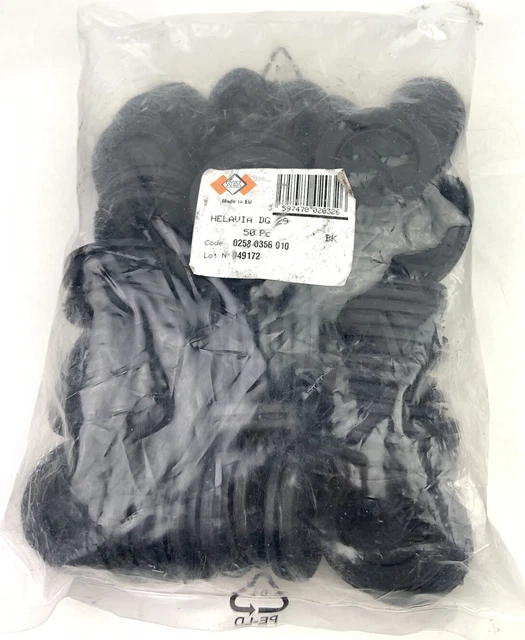 Helavia DG 29 Diaphragm Grommet Orthopaedic Membrane Black (50 pcs)