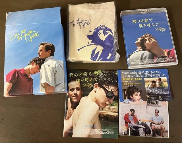 Call Me By Your Name Collector's Edition Blu-ray w/Booklet Tote Bag Photo