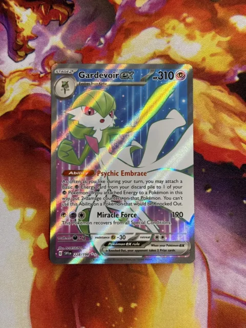 Pokemon Gardevoir EX Ultra Rare 228/198 NM Scarlet And Violet for